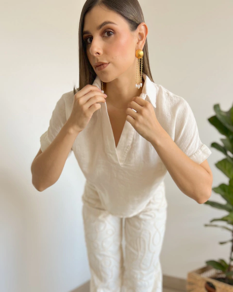 Blusa T.110 CREMA - primia 
