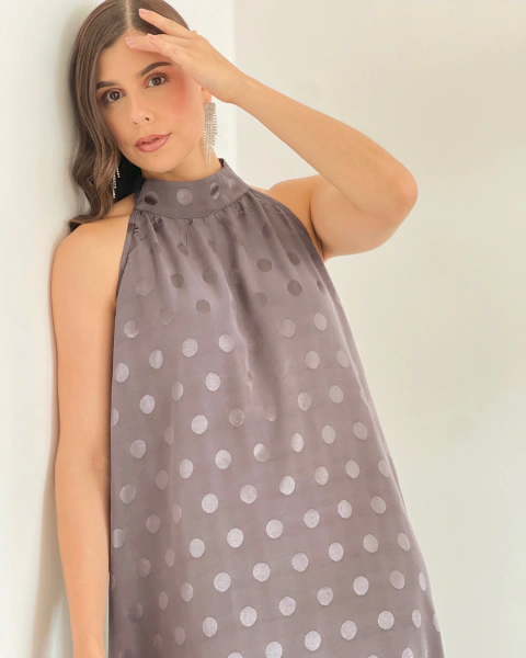 Vestido T.184 GRIS OSCURO - comprar online