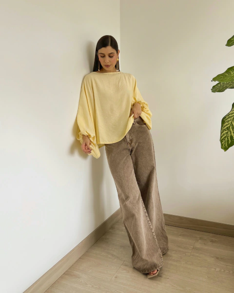 Imagen de Blusa P.077 VAINILLA