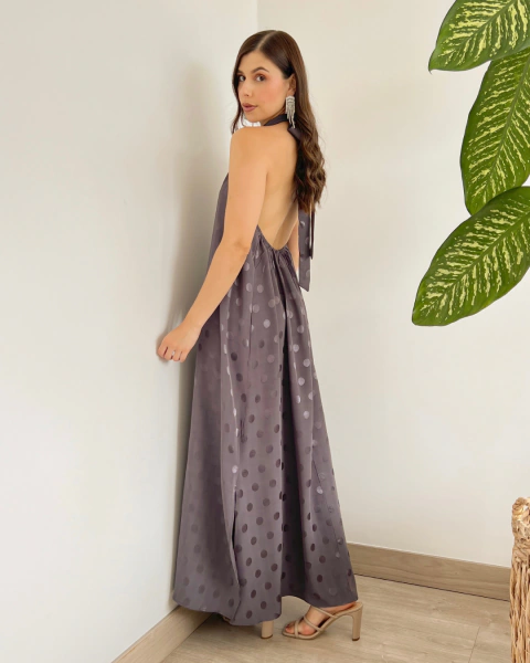 Vestido T.184 GRIS OSCURO - primia 