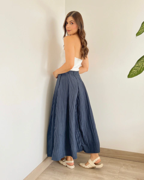 Falda T.209 Azul - comprar online