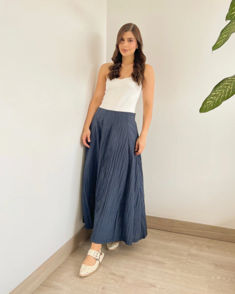 Falda T.209 Azul
