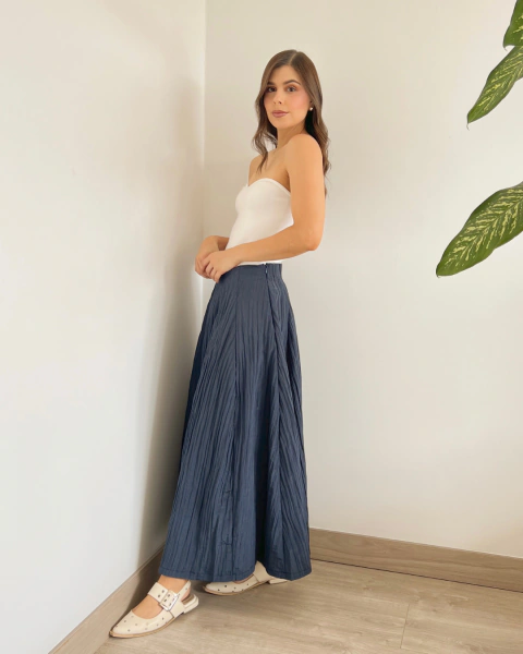 Falda T.209 Azul - tienda online
