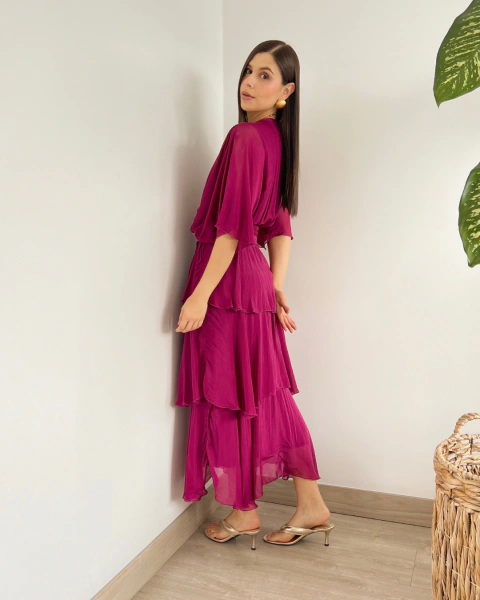 Vestido ROMINA MAGENTA - primia 