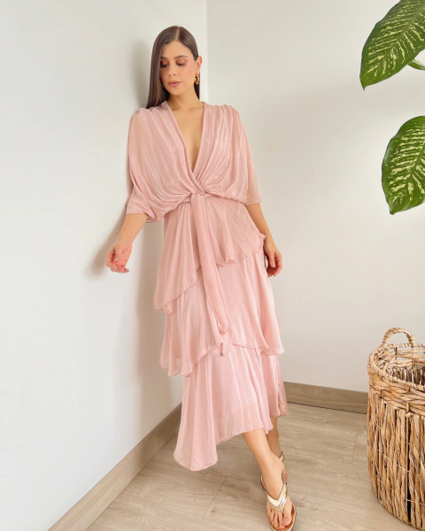 Vestido ROMINA PALO ROSA