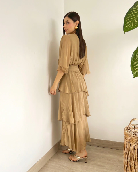 Vestido ROMINA CAMEL - primia 