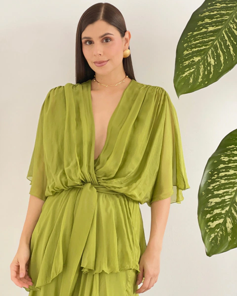 Vestido ROMINA PISTACHO en internet