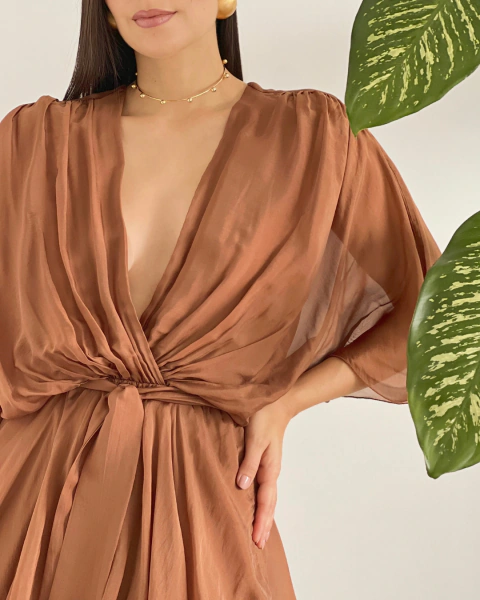 Vestido ROMINA CARAMELO