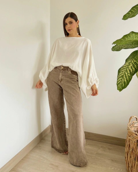 Imagen de Blusa P.077 BLANCO