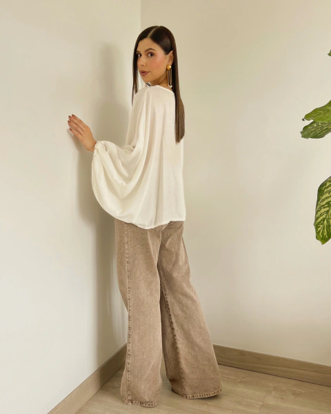 Blusa P.077 BLANCO - comprar online