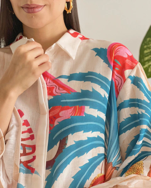 Blusón Estampado P.091 - comprar online