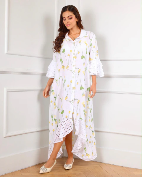 Vestido V.431 BLANCO - comprar online