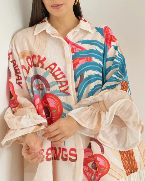 Blusón Estampado P.091 - tienda online