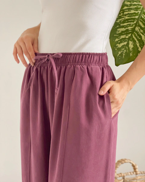 Pantalón T.169 Vino Pierna Ancha - comprar online