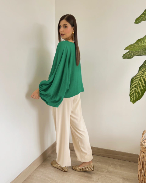 Blusa P.077 VERDE - comprar online