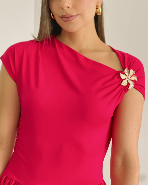 Vestido P.040 CEREZA