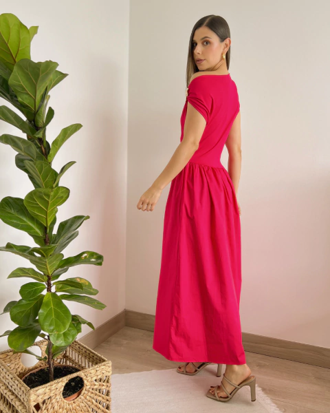 Imagen de Vestido P.040 CEREZA