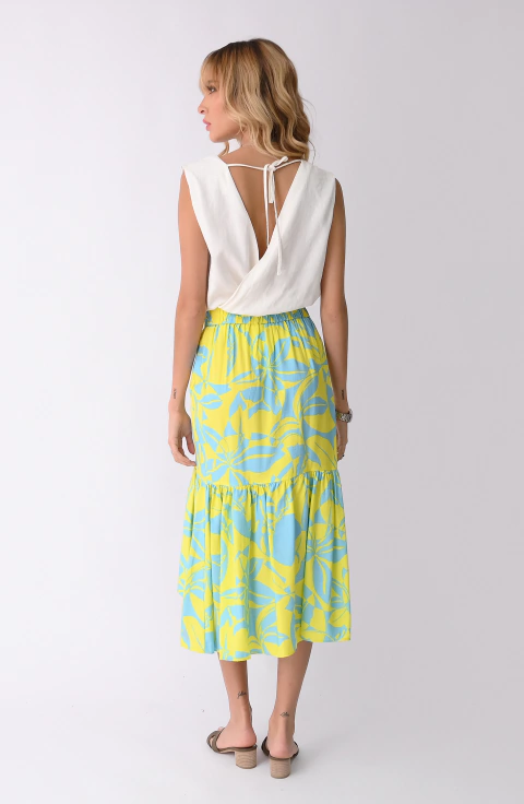 Falda ANACLETA AZUL - comprar online