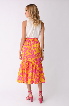 Falda ANACLETA NARANJA - comprar online