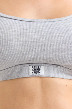 Top Feel Free Sweet Victorian - Gris - comprar online