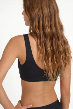 Top De Malla Tutta La Frutta - Negro - comprar online
