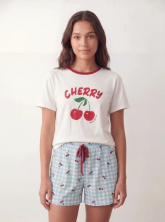 Pijama Cherry Sweet victorian - Sueños de Mujer Lenceria 