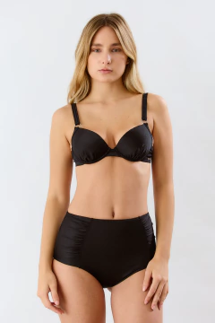 Tiro Alto Con Frunce Sweet Lady - Negro - tienda online