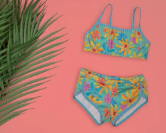 Bikini Flower Sensuit
