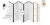 Biombo Mod Flower Acuarelle - comprar online
