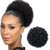 Aplique Sintético Afro Puff - Coque crespo black power com ganchos internos e amarração em elástico. Fácil aplicação na internet