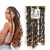 Cabelo Jumbo para trança com cachos nas pontas Boho 210g 60cm French Curls Braids - Preta Brasileira