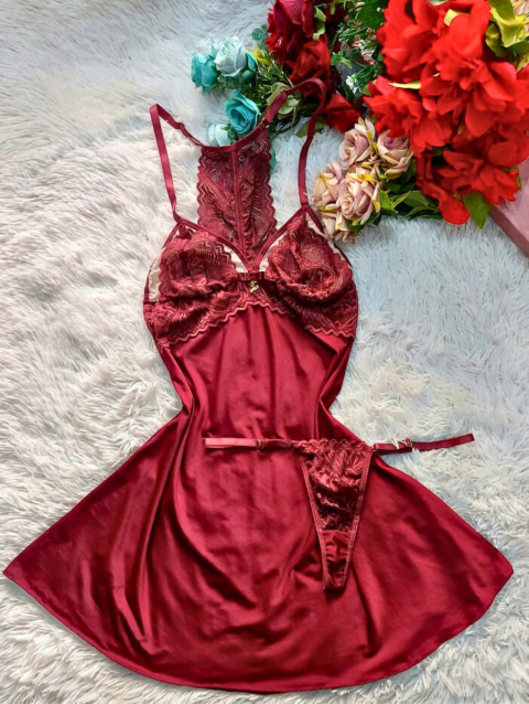 CAMISOLA SEM BOJO EM RENDA - Itana | Lingerie Para todas elas!