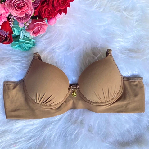 Itana Sutiã Push Up Liso Microfibra com Bojo Reforçado e Aro - comprar online
