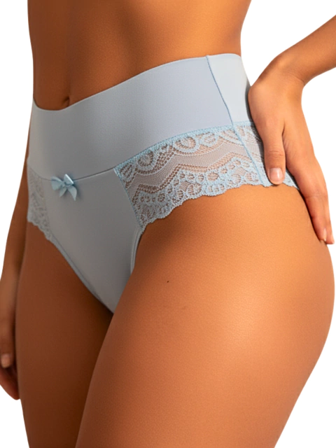 Calcinha Itana Silhueta Soft | Cintura Alta Renda Macia