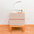 Mesa de luz Garda 2 cajones Claudia Muebles