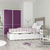 Cama con cajones bajo cama Multifunción 1 Plaza / 1 Plaza y 1/2 Claudia Muebles