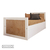 Cama Tokio 1 Plaza paraiso con marco Blanco - comprar online