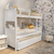 Cama cucheta triple laqueada blanca Claudia Muebles