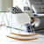 Sillón Eames Mecedor Blanco Claudia Muebles