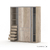 Ropero Laminado 1.80 puertas corredizas para armar Euro - tienda online