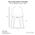 Silla Nina tapizada con 4 patas de madera - comprar online