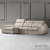 Módulo Dubai chaise longue Claudia Muebles