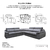 Sillón Dubai 5 Módulos con Rinconero Claudia Muebles 