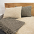Pie de cama tejido espiga 1 plaza Claudia Muebles