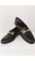 *MOCASINES HESTON black - GOLD Natalia