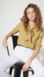 BLUSA FONDA oliva claro