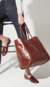 TOTE BAG OLYMPEA brown - GOLD Natalia