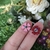 1919 - Adesivos mini flor pacote com 20 unidades