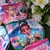 Imagem do 3704 -Bandana M Pool Party das princesas pacote com 10 unidades