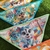 3995 -Bandana P Patruha Canina Pool Party pacote com 10 unidades - Rô Laços